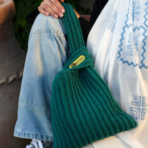 Mira Twist Handle Bag – Deep Teal