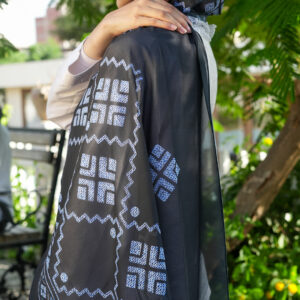 Miryana Denim Touch Scarf – Midnight Navy