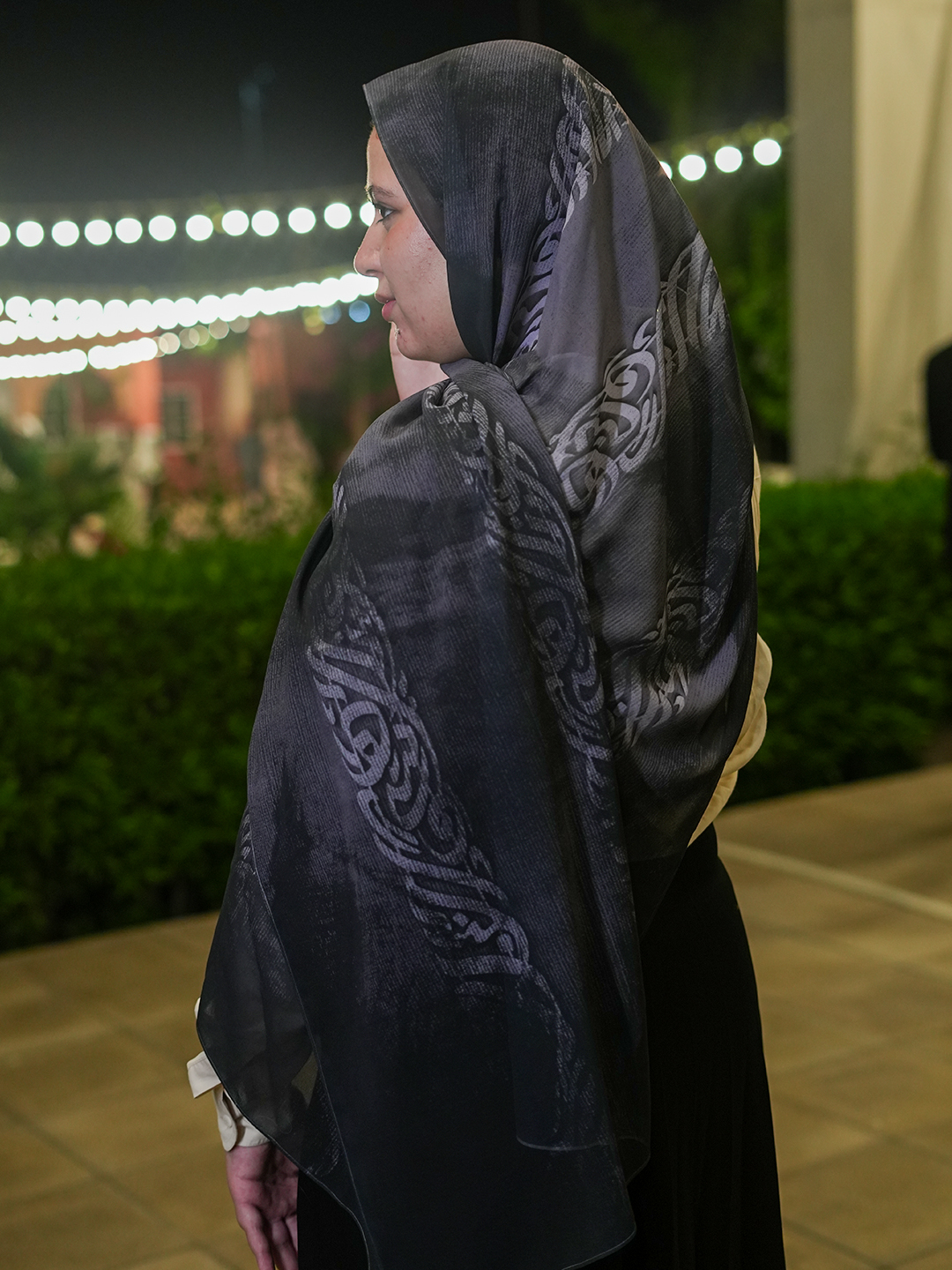 37 Mira Breeze Scarf – Charcoal Grey - Image 3